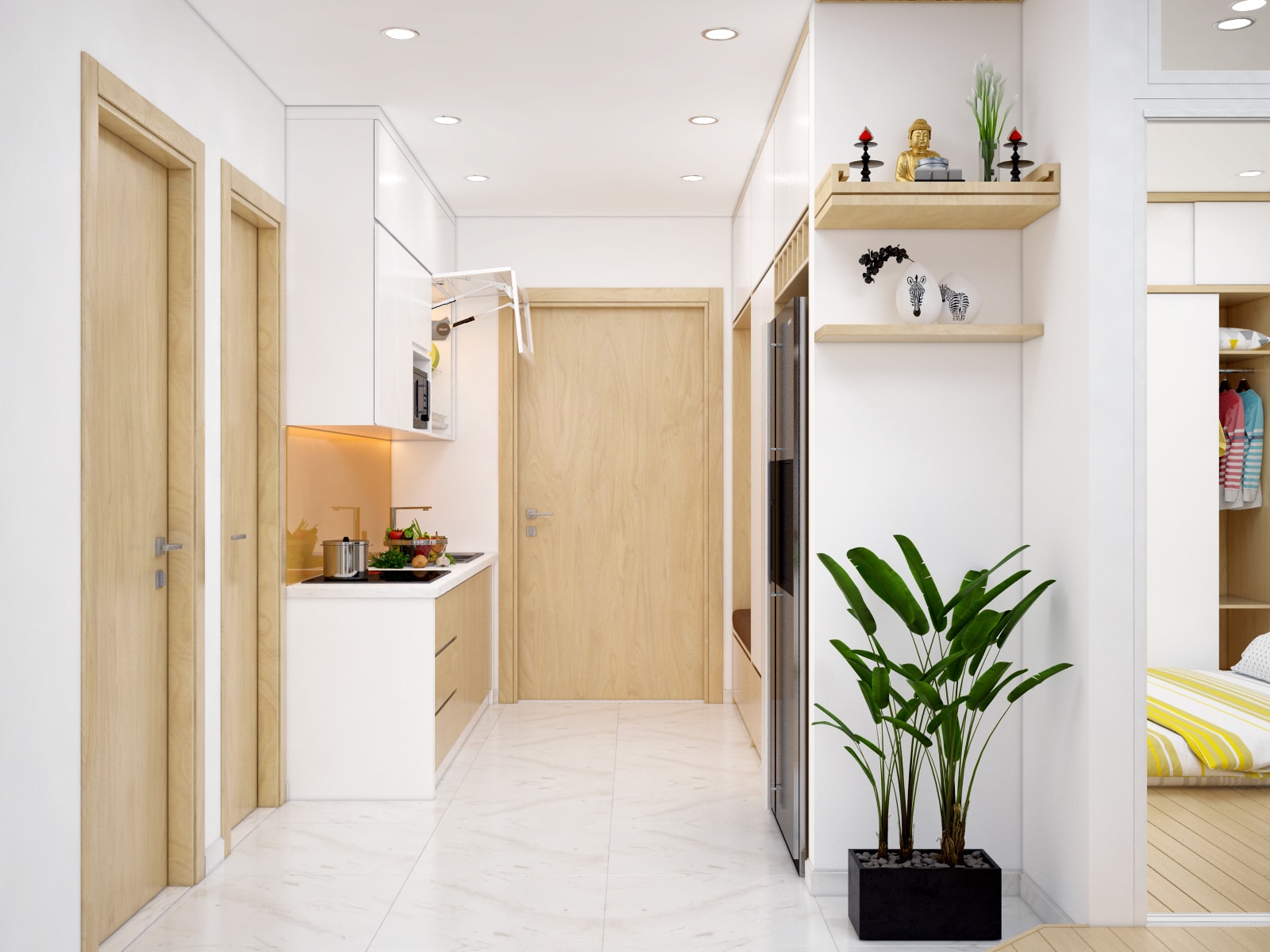 View 1: Thiết kế nội thất phòng khách chung cư