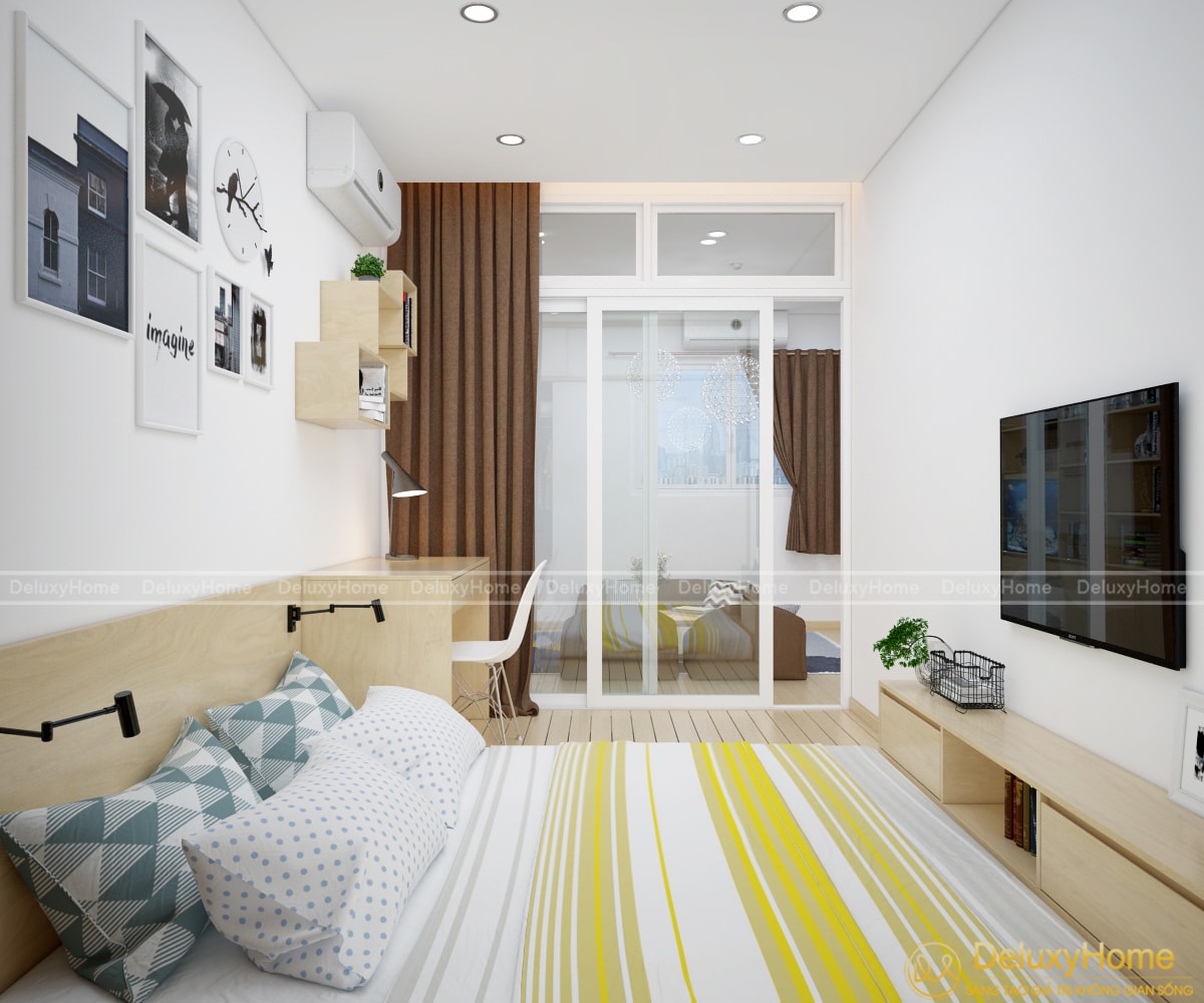 View 1 - Thiết kế nội thất phòng ngủ bố mẹ chung cư