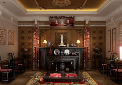 7+ mẫu phòng thờ đẹp và 5 nguyên tắc thiết kế không gian phòng thờ