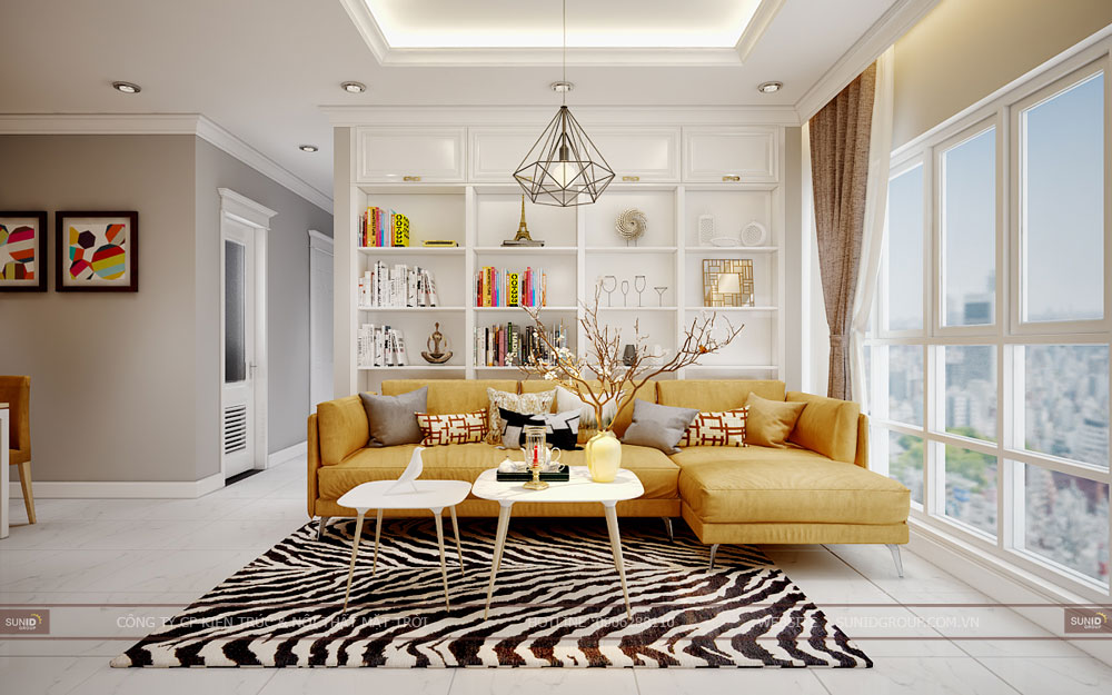 View 2 Mẫu thiết kế nội thất căn hộ chung cư cao cấp The Manor