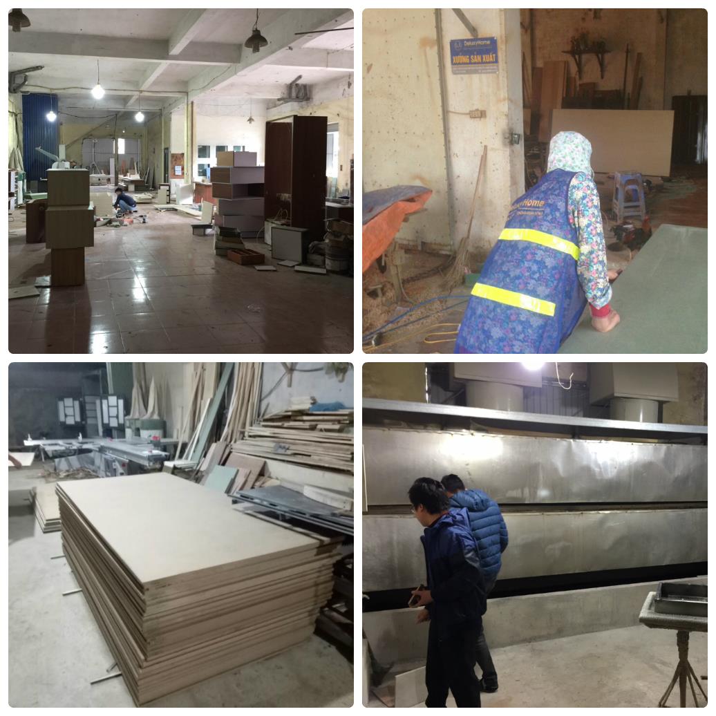 Hình ảnh xưởng sản xuất và thi công sản xuất đồ gỗ ngay tại xưởng