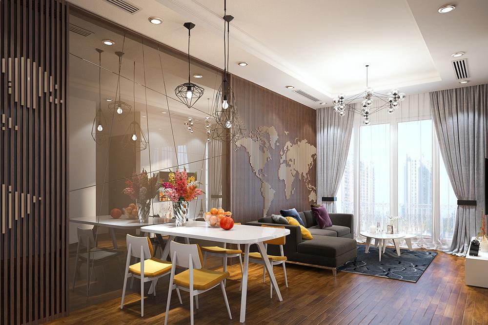 kinh nghiệm thiết kế nội thất các căn hộ chung cư 