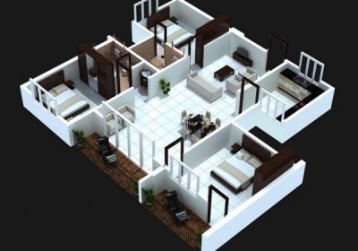 15+ thiết kế nội thất chung cư 3 phòng ngủ độc đáo