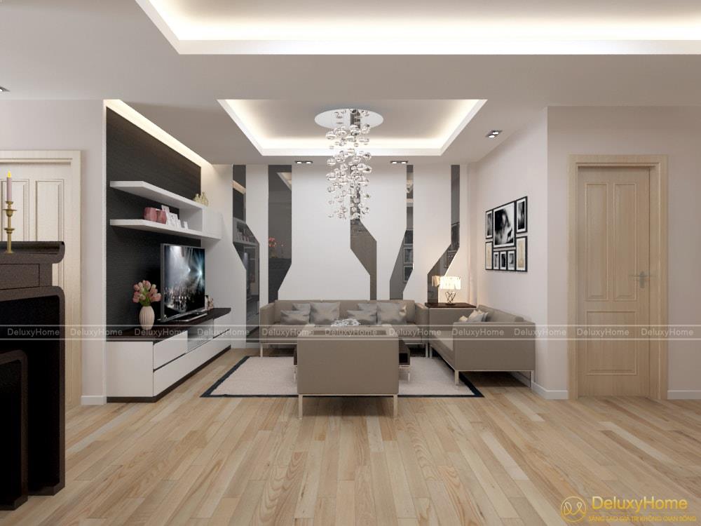 Thiết kế nội thất chung cư tại Hà Nội 70m2