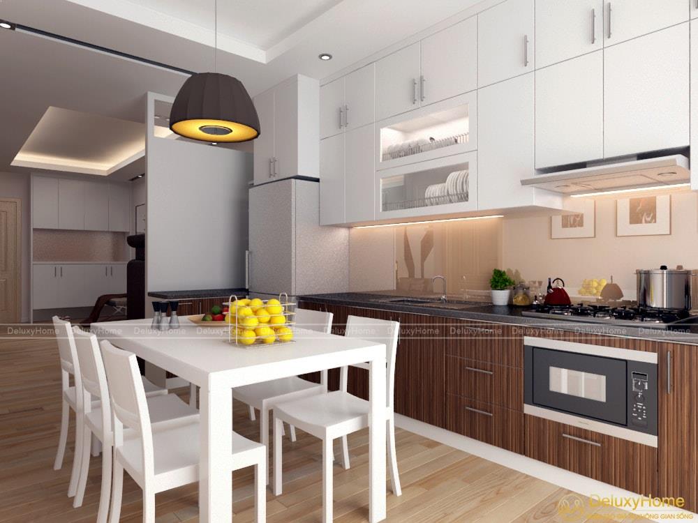 Thiết kế nội thất căn hộ chung cư tại Hà Nội 70m2