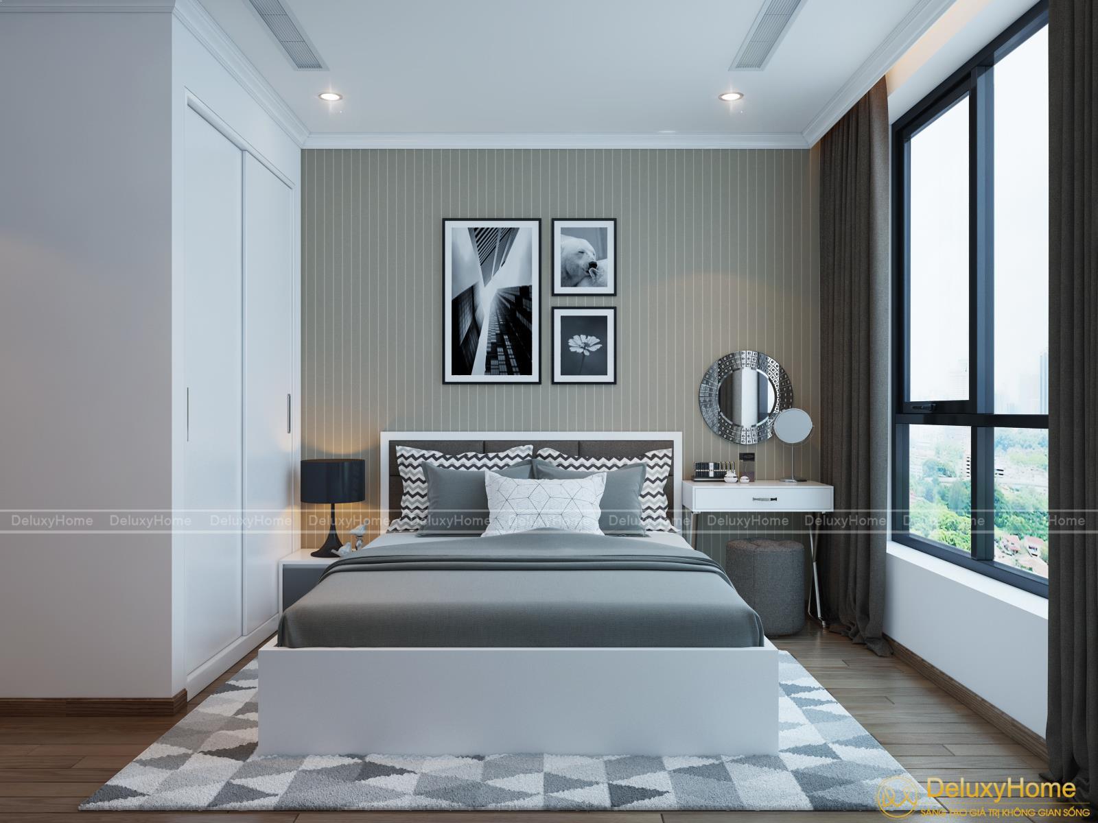 Thiết kế thi công nội thất phòng ngủ chung cư