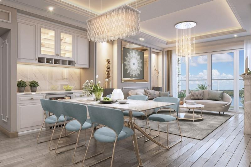 Lựa chọn màu sắc trong thiết kế căn hộ chung cư