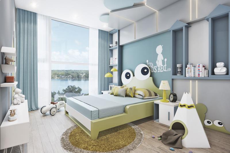 Sử dụng nội thất trong thiết kế nội thất phòng ngủ căn hộ chung cư
