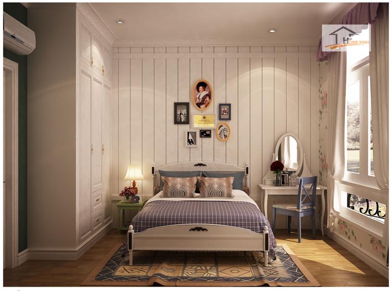 Thiết kế nội thất phòng ngủ phong cách hàn quốc