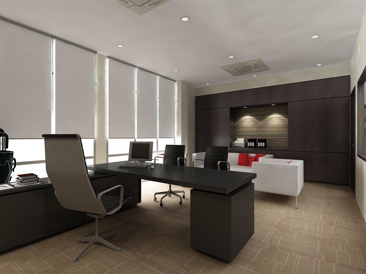Thiết kế nội thất văn phòng làm việc dành cho giám đốc