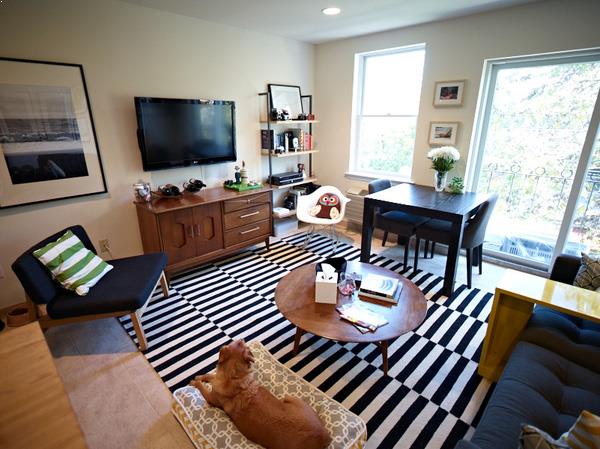 Thiết kế nội thất đẹp cho nhà nhỏ khi sử dụng màu mở trực quan